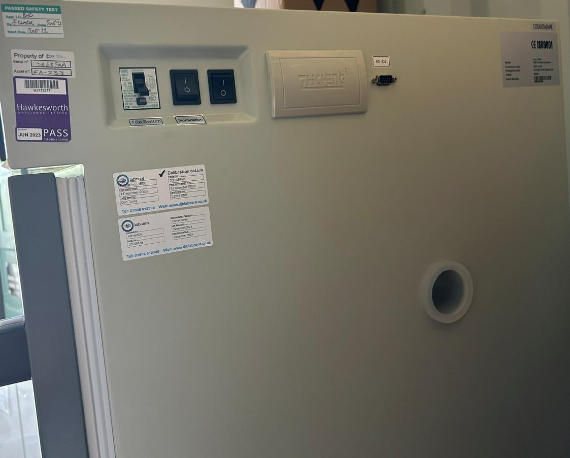 Image of SciQuip INCU-160C Programmable Refrigerated BOD Incubator, 160 L