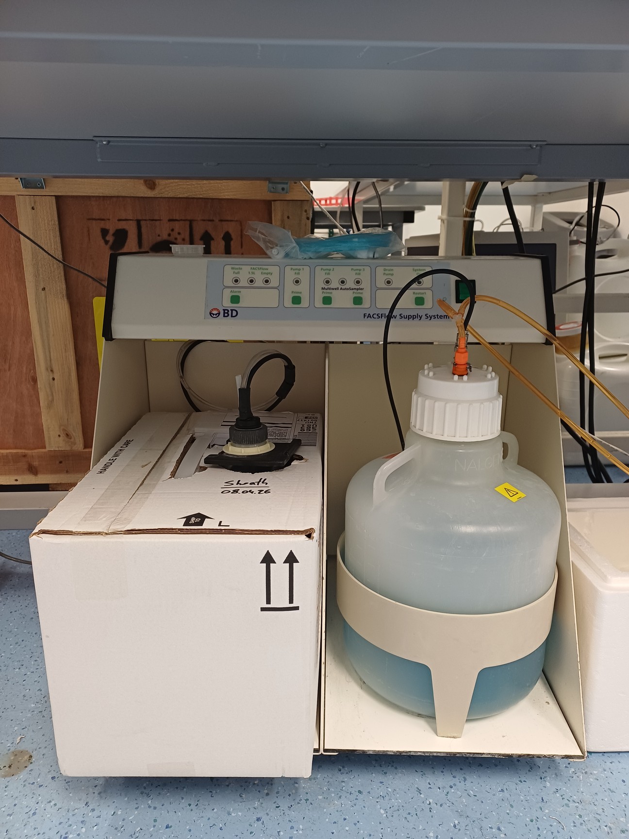 Image of Becton Dickson LSR II Flow Cytometer 5 Laser 18 Channel System Lab