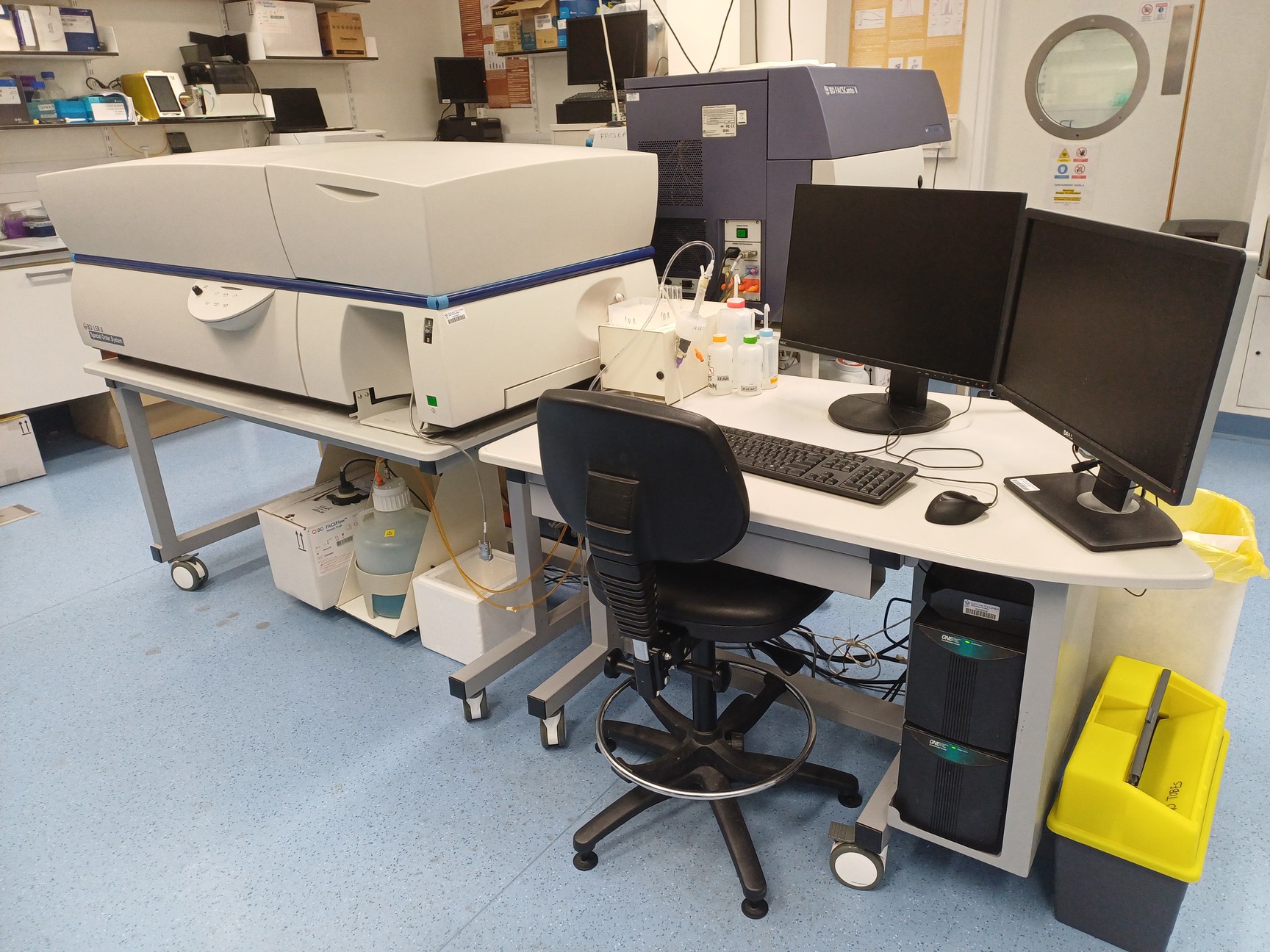 Image of Becton Dickson LSR II Flow Cytometer 5 Laser 18 Channel System Lab