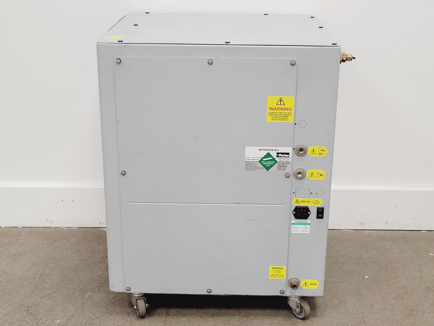 Image of Parker Domnick Hunter LCMS20-0 Nitrogen Gas Generator Lab