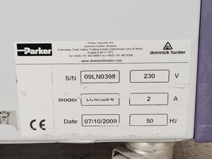Thumbnail image of Parker Domnick Hunter LCMS20-0 Nitrogen Gas Generator Lab