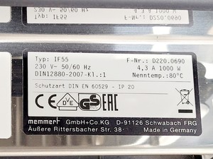 Thumbnail image of Memmert IF55 Forced Air Incubator Lab