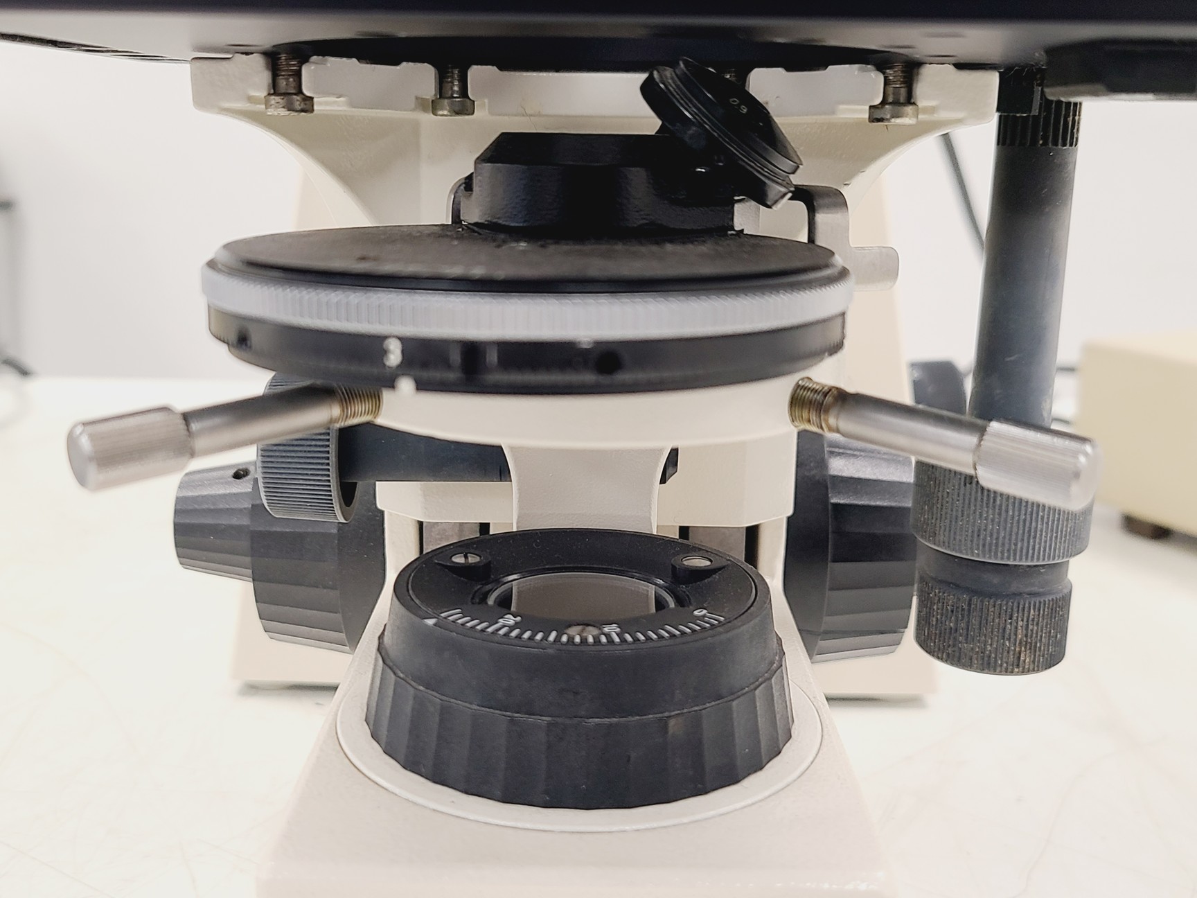 Image of Zeiss Axioskop Microscope, 3 x Objectives (NEOFL 10x/40x/100x) EBQ 100 & PSU-100