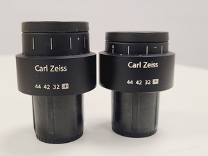 Thumbnail image of Zeiss Axioskop Microscope, 3 x Objectives (NEOFL 10x/40x/100x) EBQ 100 & PSU-100