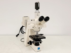 Thumbnail image of Zeiss Axioskop Microscope, 3 x Objectives (NEOFL 10x/40x/100x) EBQ 100 & PSU-100