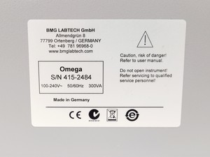 Thumbnail image of BMG Labtech LumiSTAR Omega Luminescence Microplate Reader Lab