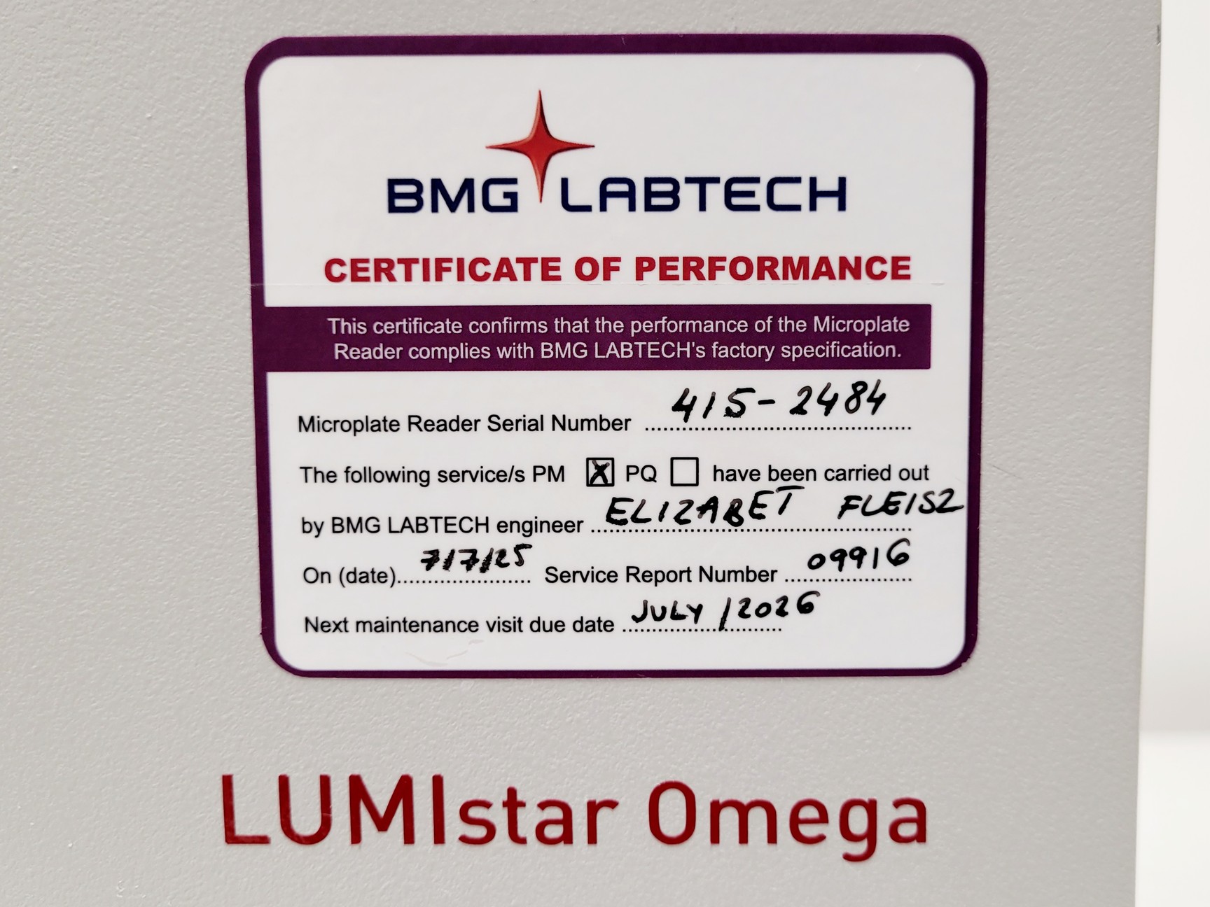 Image of BMG Labtech LumiSTAR Omega Luminescence Microplate Reader Lab