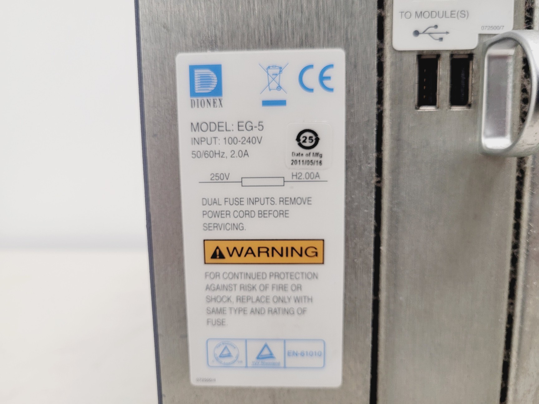 Image of Dionex ICS-5000 Ion Chromatography System DC-5 AS-1 EG-5 DP-5 SP-5
