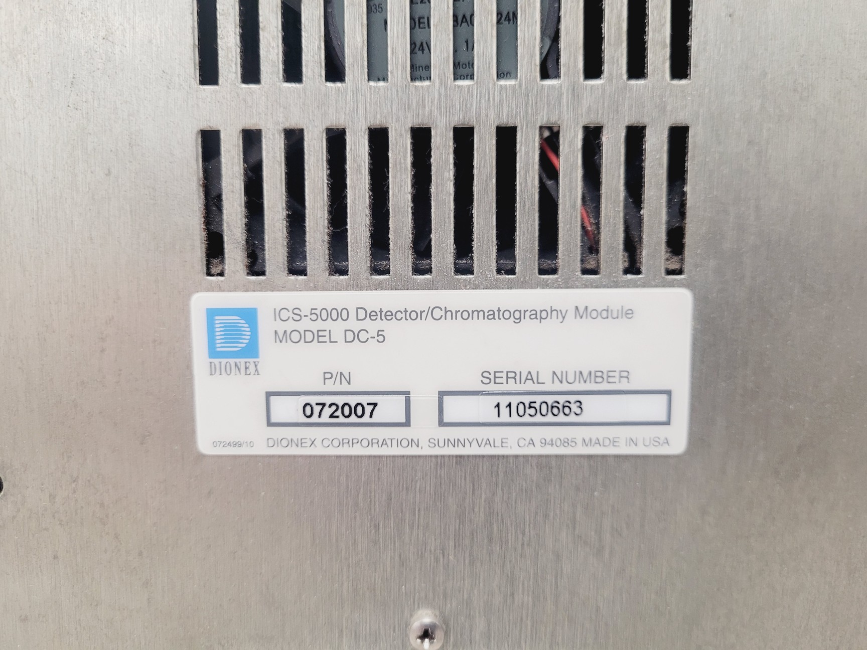 Image of Dionex ICS-5000 Ion Chromatography System DC-5 AS-1 EG-5 DP-5 SP-5