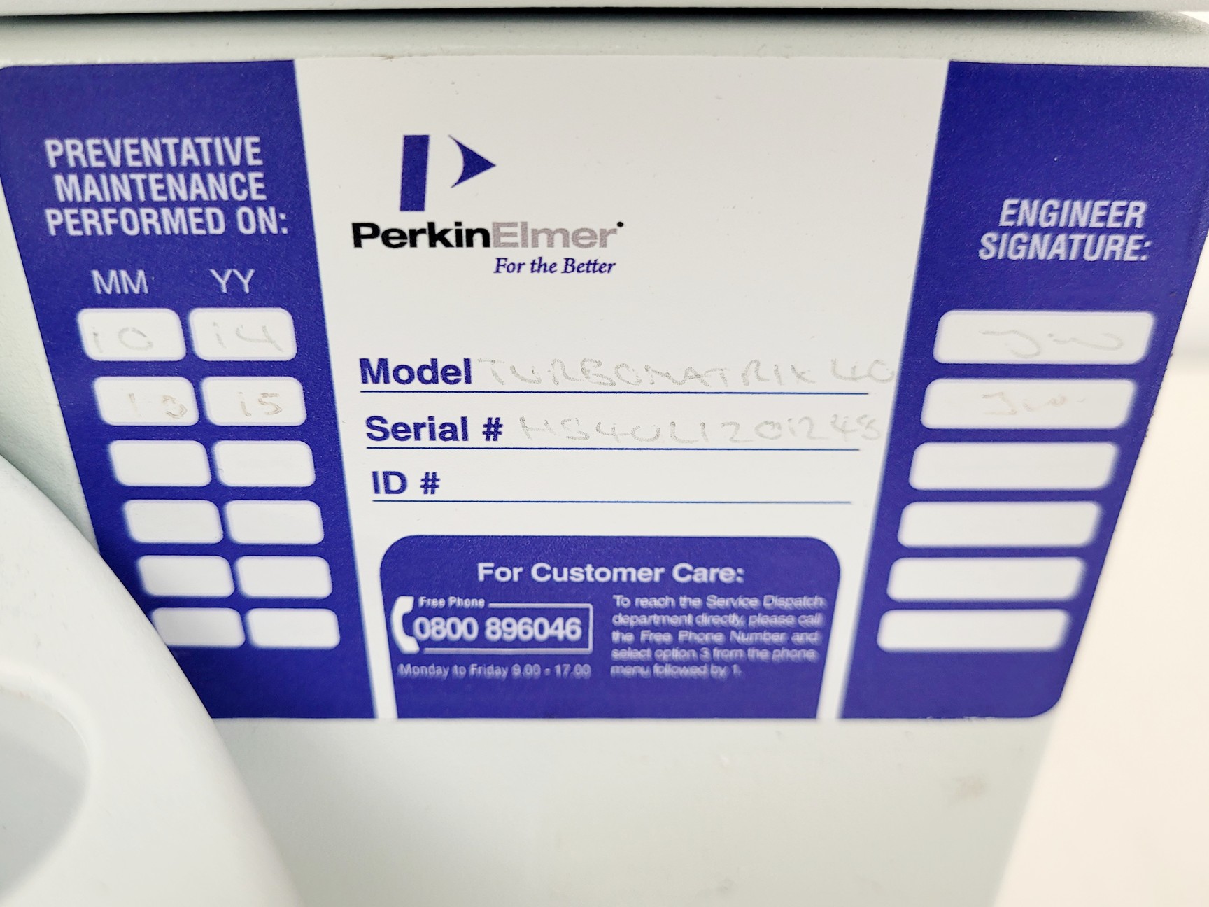 Image of Perkin Elmer TurboMatrix 40 Headspace Autosampler