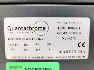 Thumbnail image of Quantachrome NOVA 4200e Surface Area & Pore Size Analyzer 