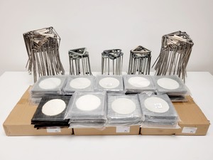 Image of Job Lot of Bunsen Burner Accessories (Tripods, Bench Mats, Gauze Mats)