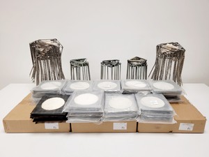 Thumbnail image of Job Lot of Bunsen Burner Accessories (Tripods, Bench Mats, Gauze Mats)