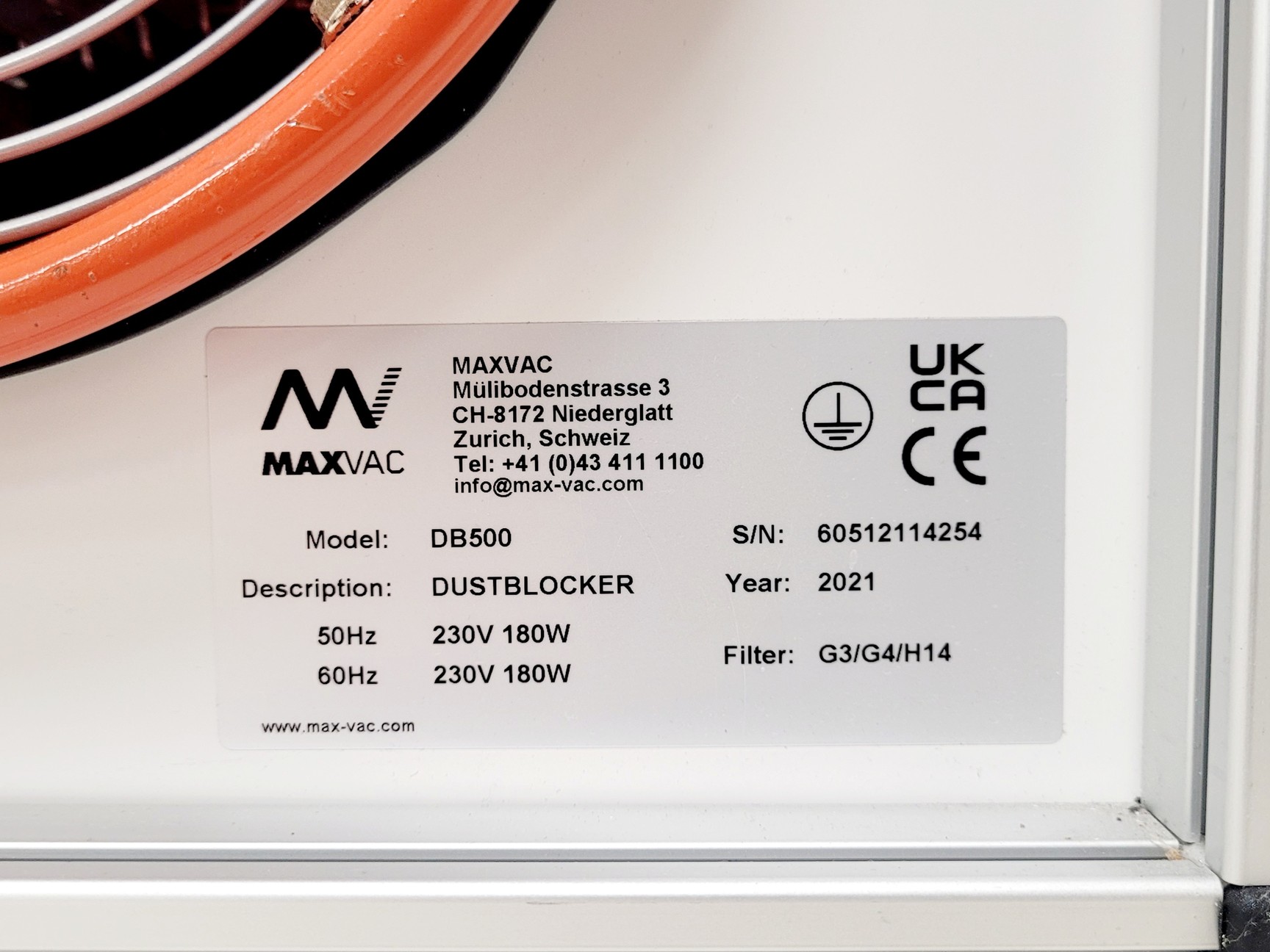 Image of MaxVac DustBlocker 500 Air Filtration Cleaner Lab