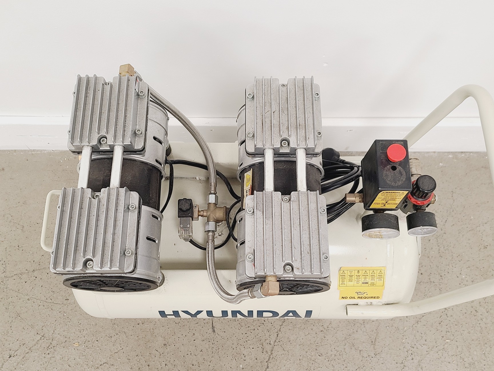 Image of Hyundai HY27550 50L Super Silent Oil-Free Portable Air Compressor