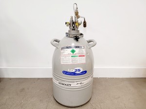 Image of Taylor Wharton LD25 Liquid Nitrogen Dewar Lab w/ Liquid Withdrawal Device