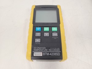 Thumbnail image of Temperature Loggers 1 x Thermosense BTM-4208SD 12-Channel & 6 x Hibok 15 PT100