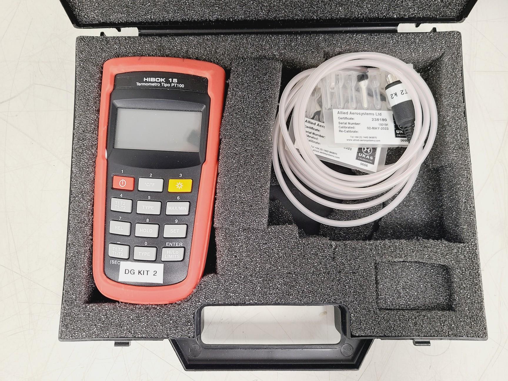 Image of Temperature Loggers 1 x Thermosense BTM-4208SD 12-Channel & 6 x Hibok 15 PT100