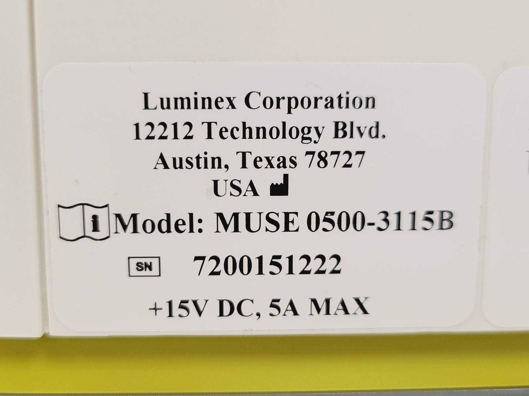 Image of Luminex Guava Muse Benchtop Cell Analyser w/ 5 x Waste/Wash Bottles Lab