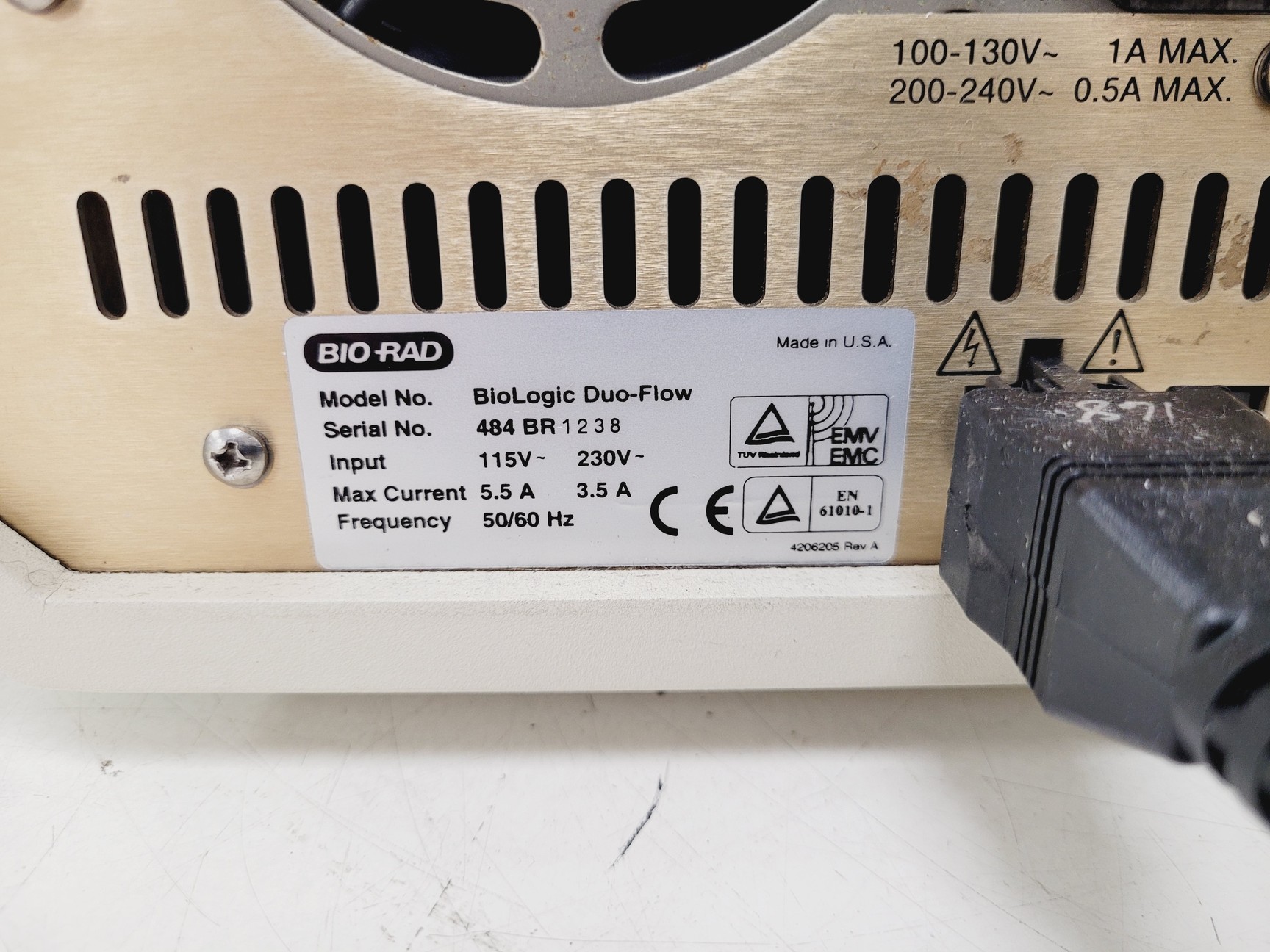 Image of Bio-Rad BioLogic Duo-Flow FPLC Workstation w/ Signal Import Module-HR