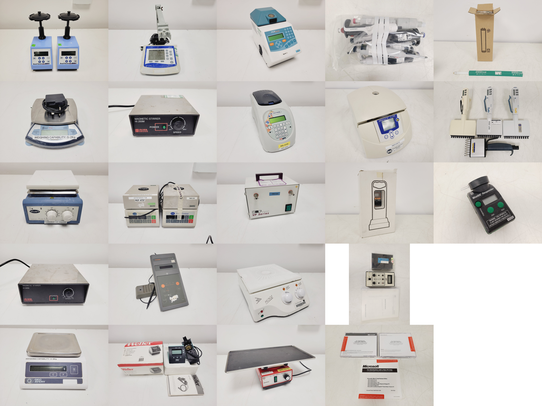 Image of Mixed Job Lot of Laboratory Equipment - Buchi, Sigma, MSE, Hybaid