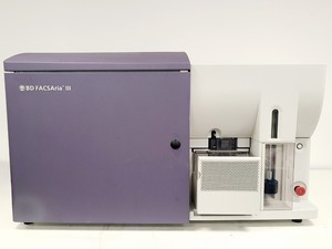 Thumbnail image of BD FACS Aria III Flow Cytometer with Fluidics Cart, Buffalo Filter & PC 