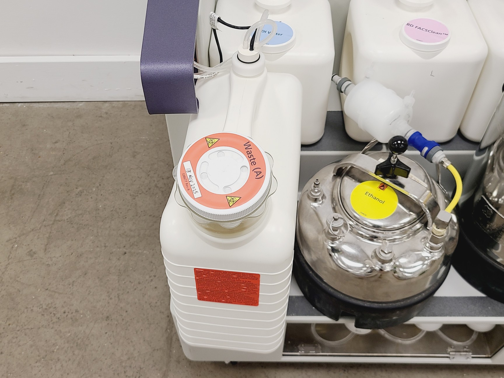 Image of BD FACS Aria III Flow Cytometer with Fluidics Cart, Buffalo Filter & PC 