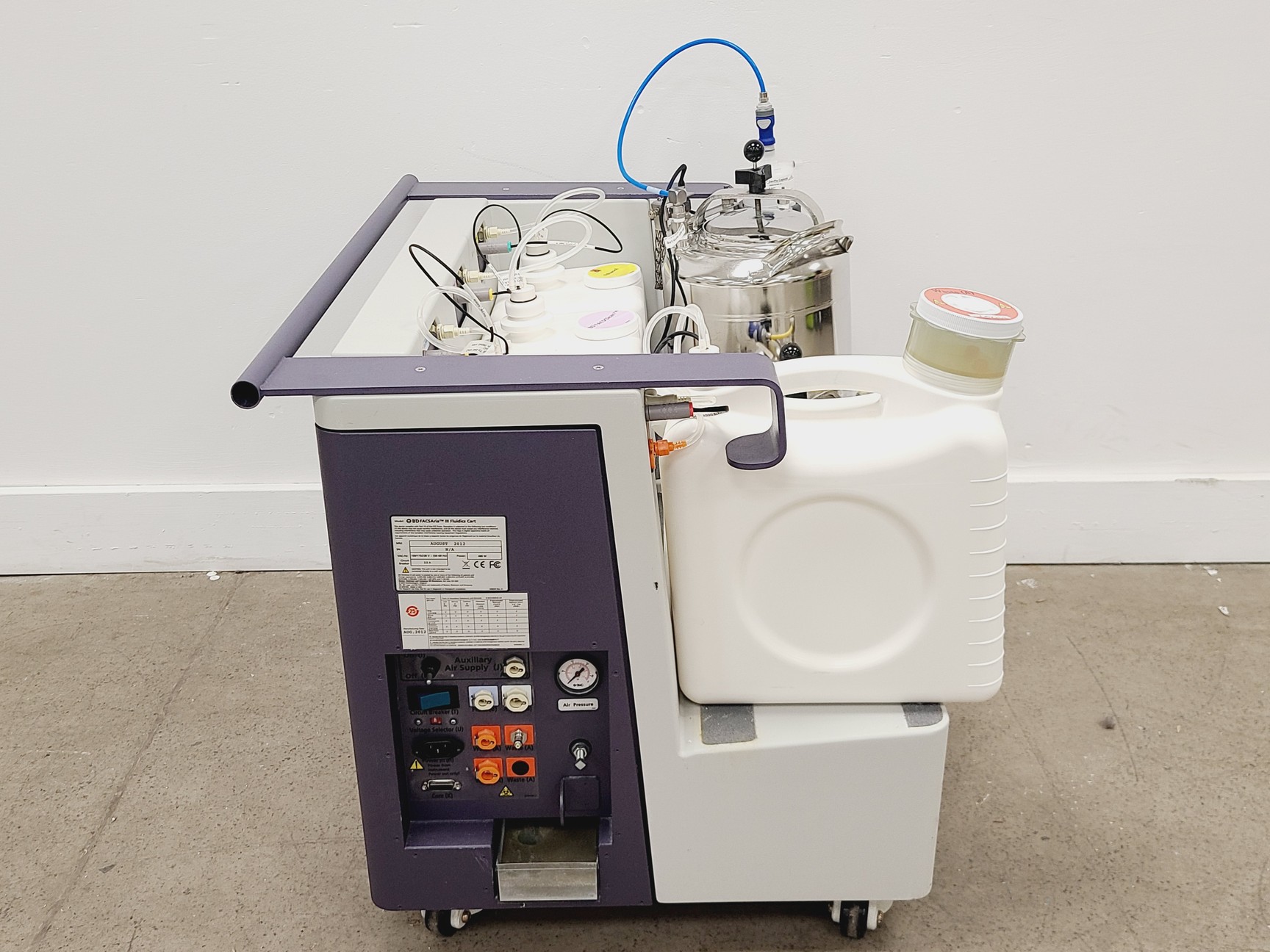 Image of BD FACS Aria III Flow Cytometer with Fluidics Cart, Buffalo Filter & PC 