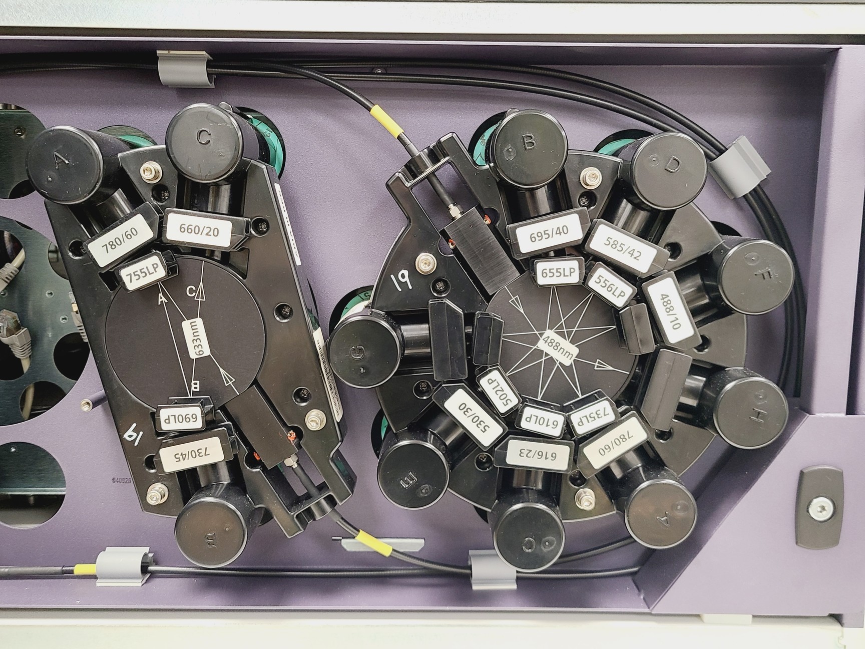 Image of BD FACS Aria III Flow Cytometer with Fluidics Cart, Buffalo Filter & PC 