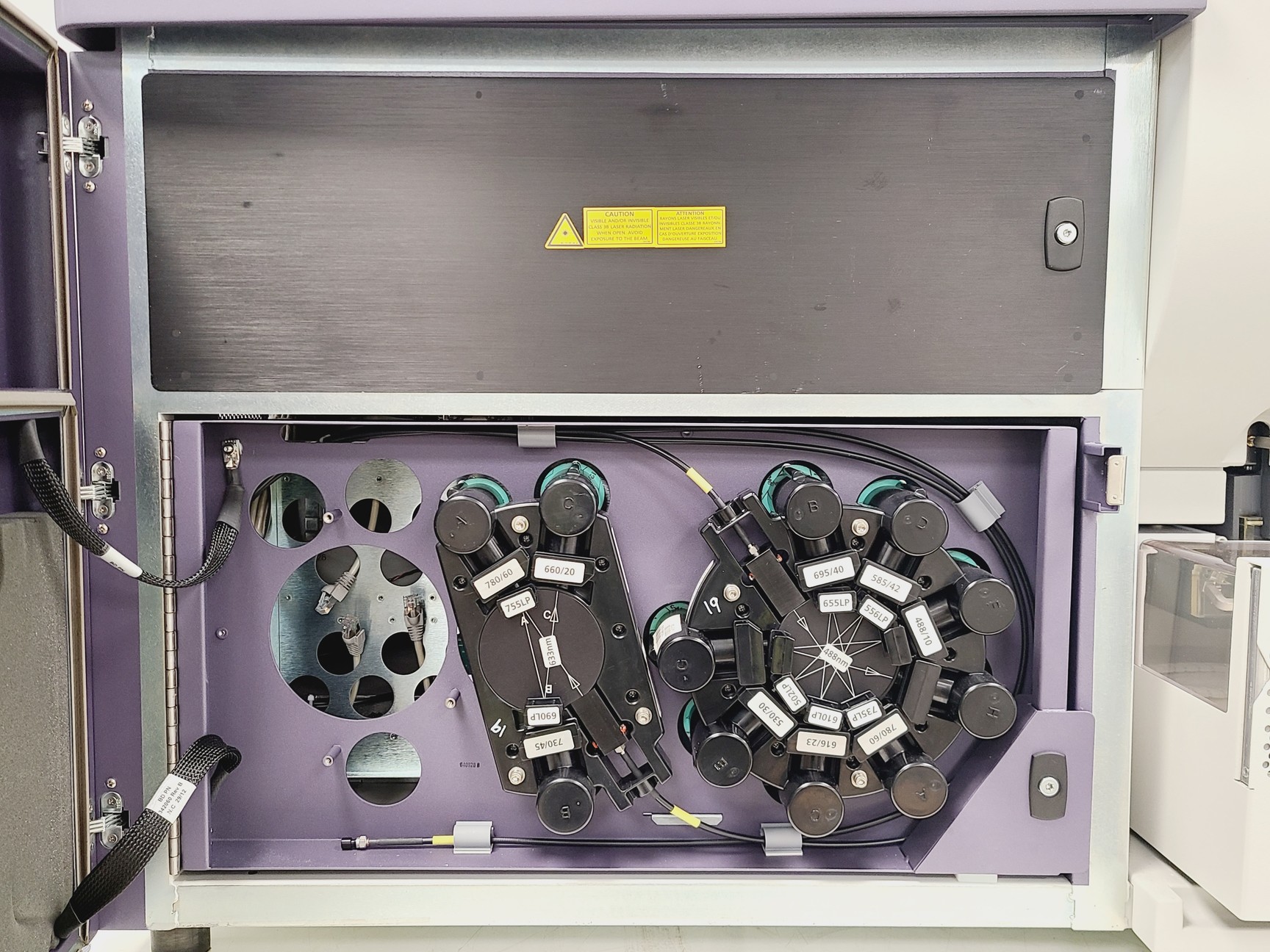 Image of BD FACS Aria III Flow Cytometer with Fluidics Cart, Buffalo Filter & PC 