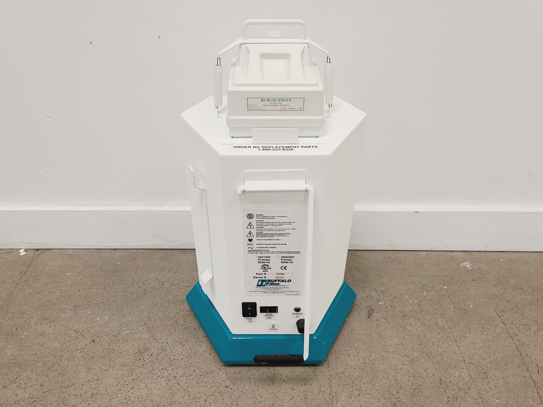 Image of BD FACS Aria III Flow Cytometer with Fluidics Cart, Buffalo Filter & PC 