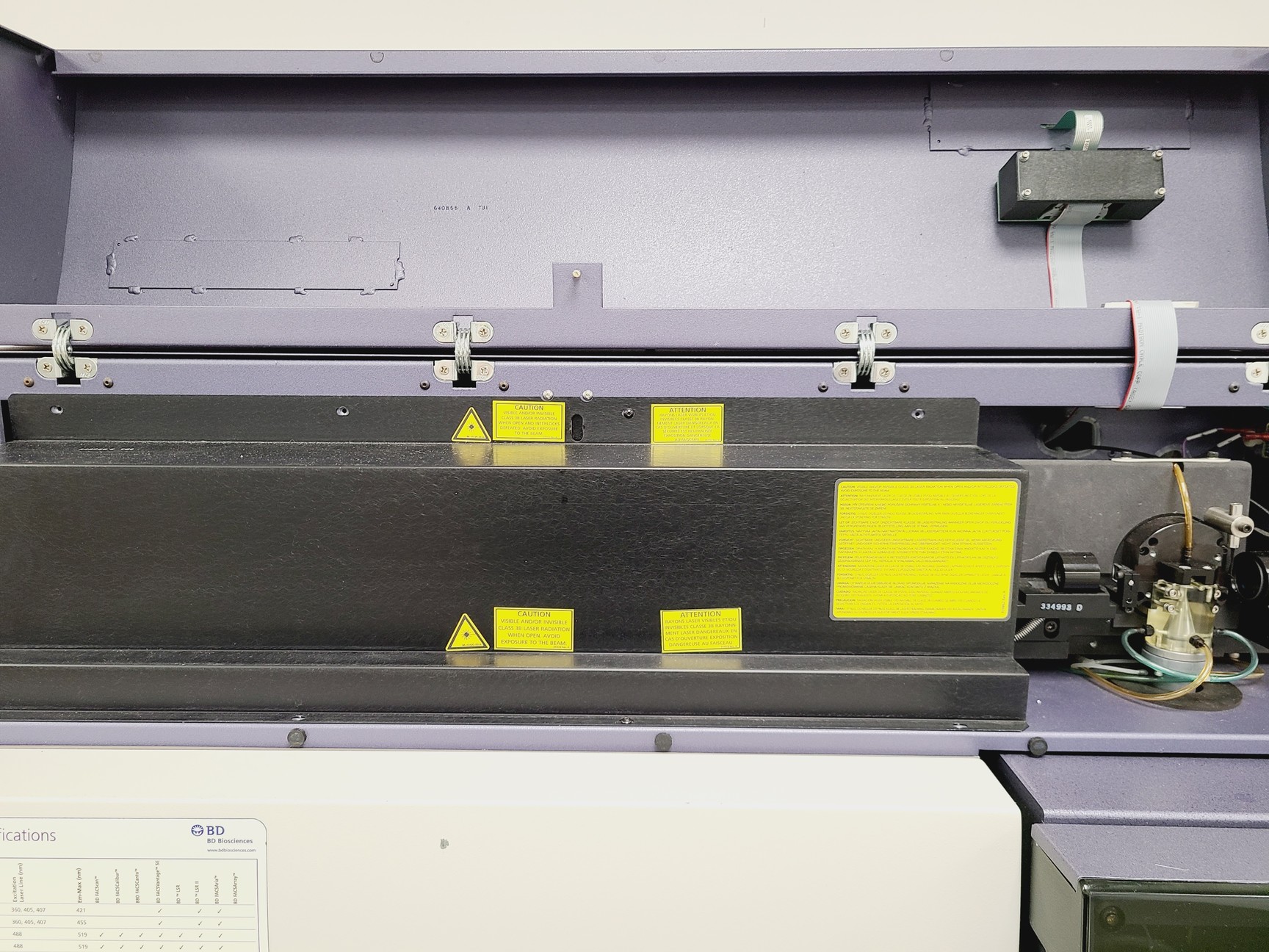 Image of BD FACSCanto II Flow Cytometer w/ Fluidics Cart, PC and Accessories