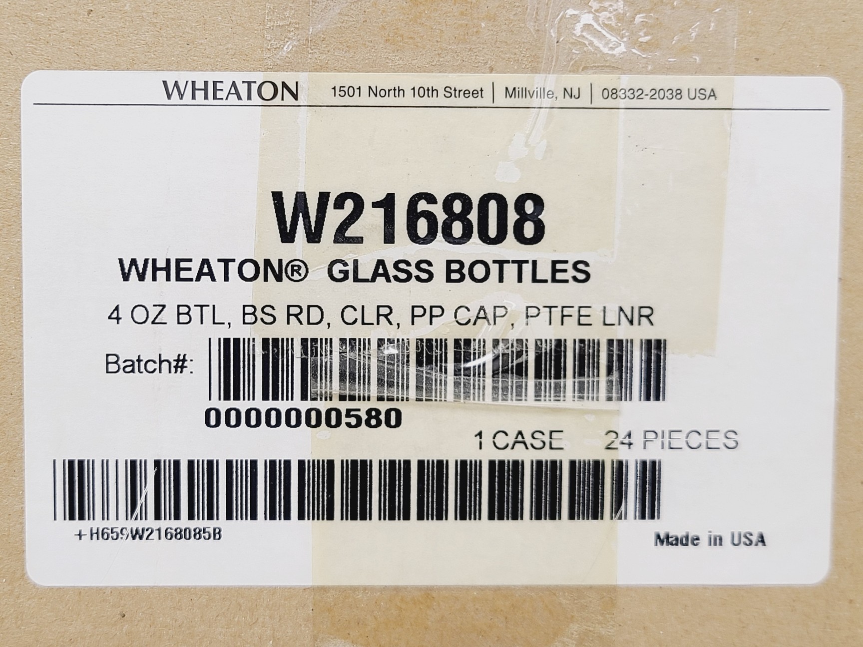 Image of Job lot of 624 4oz Glass Bottles (Thermo Fisher & Wheaton) W216808