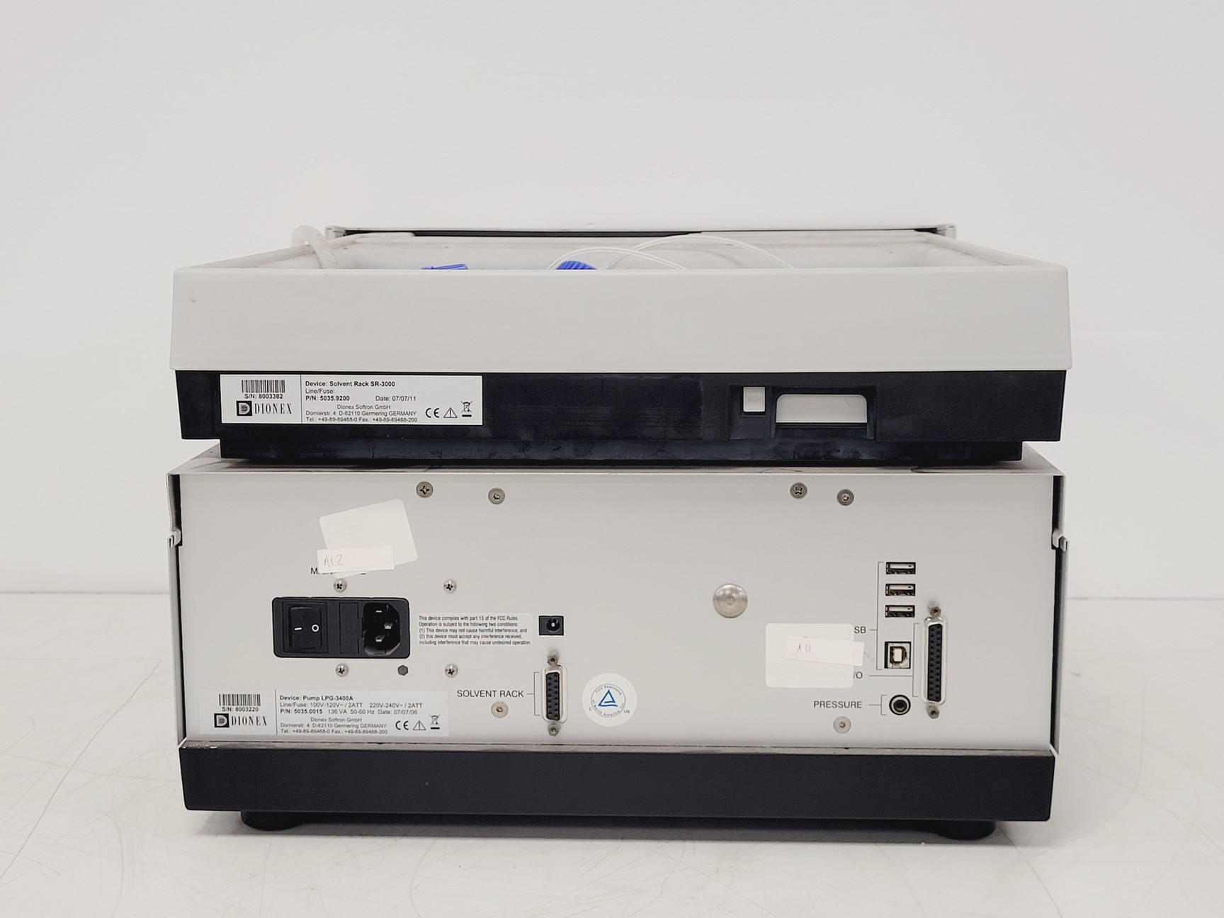 Image of Dionex Ultimate 3000 HPLC System (SR-3000, LPG-3400A, WPS3000SL)