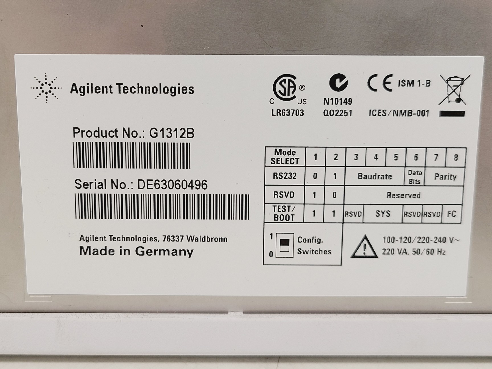 Image of Agilent Technologies 1200 Series HPLC System w/ 6410 Triple Quad LC/MS