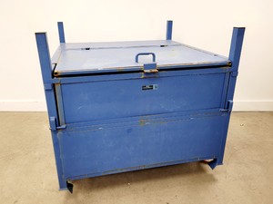 Thumbnail image of Large Lockable Site Stillage (Storage Box) Half-drop Front and a Hinge