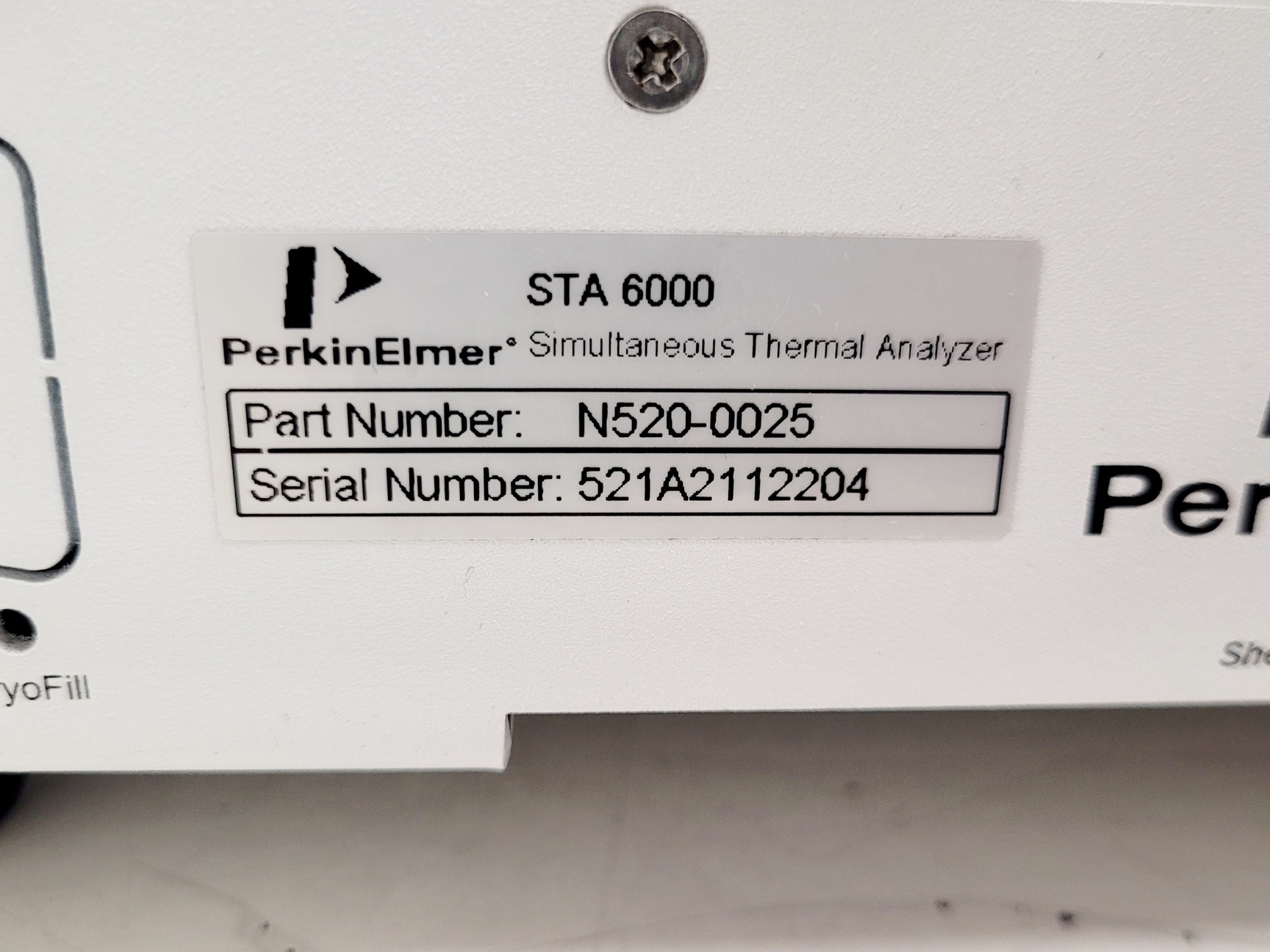 Image of Perkin Elmer STA 6000 Simultaneous Thermal Analyzer Lab