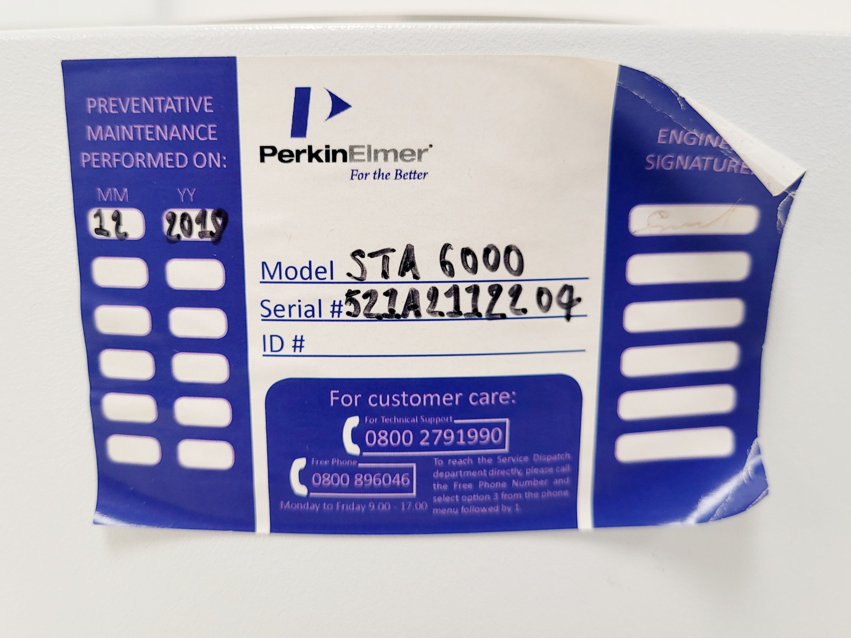 Image of Perkin Elmer STA 6000 Simultaneous Thermal Analyzer Lab