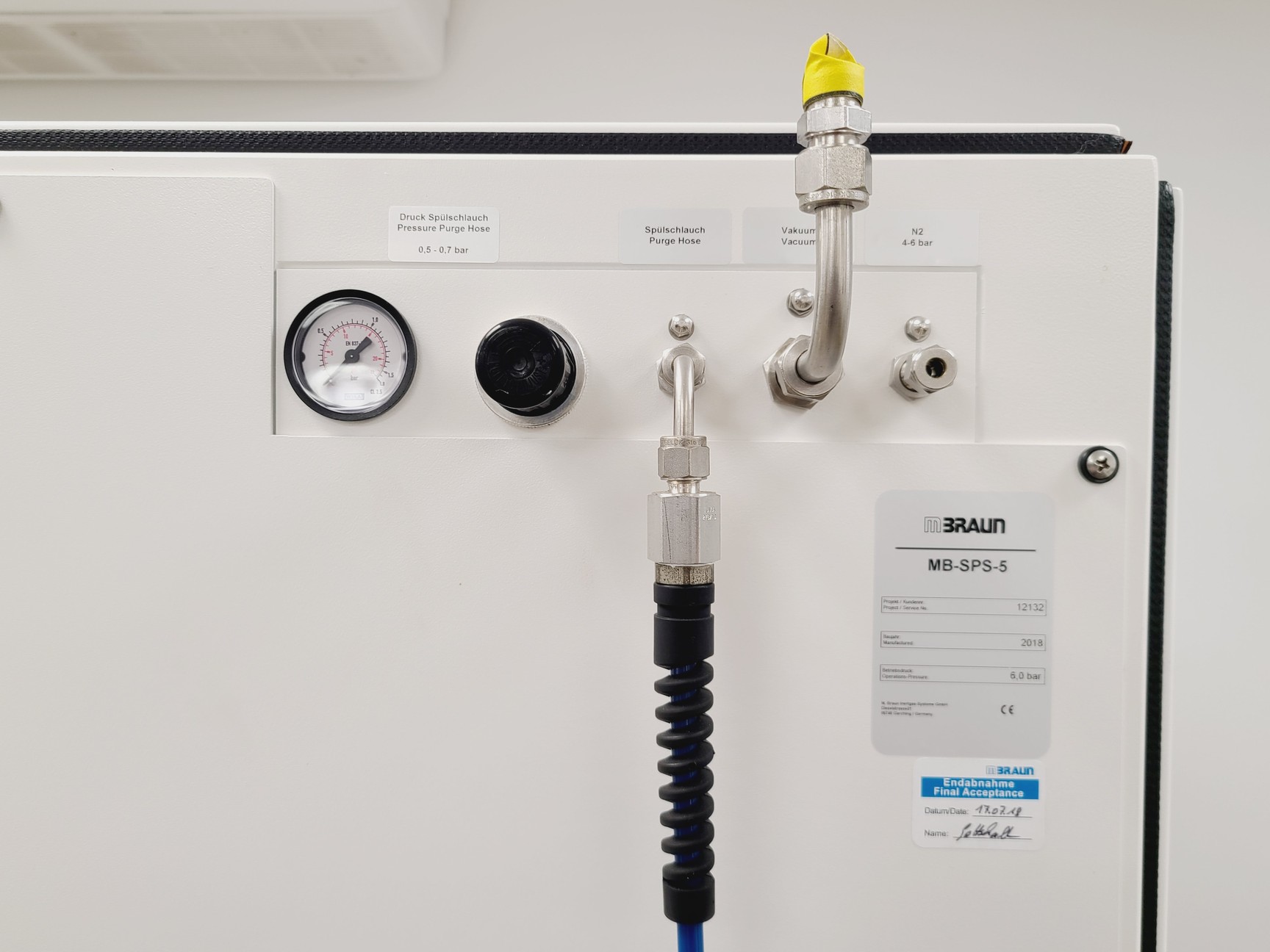 Image of MBraun MB-SPS 5 Solvent Purification System MB-SPS800