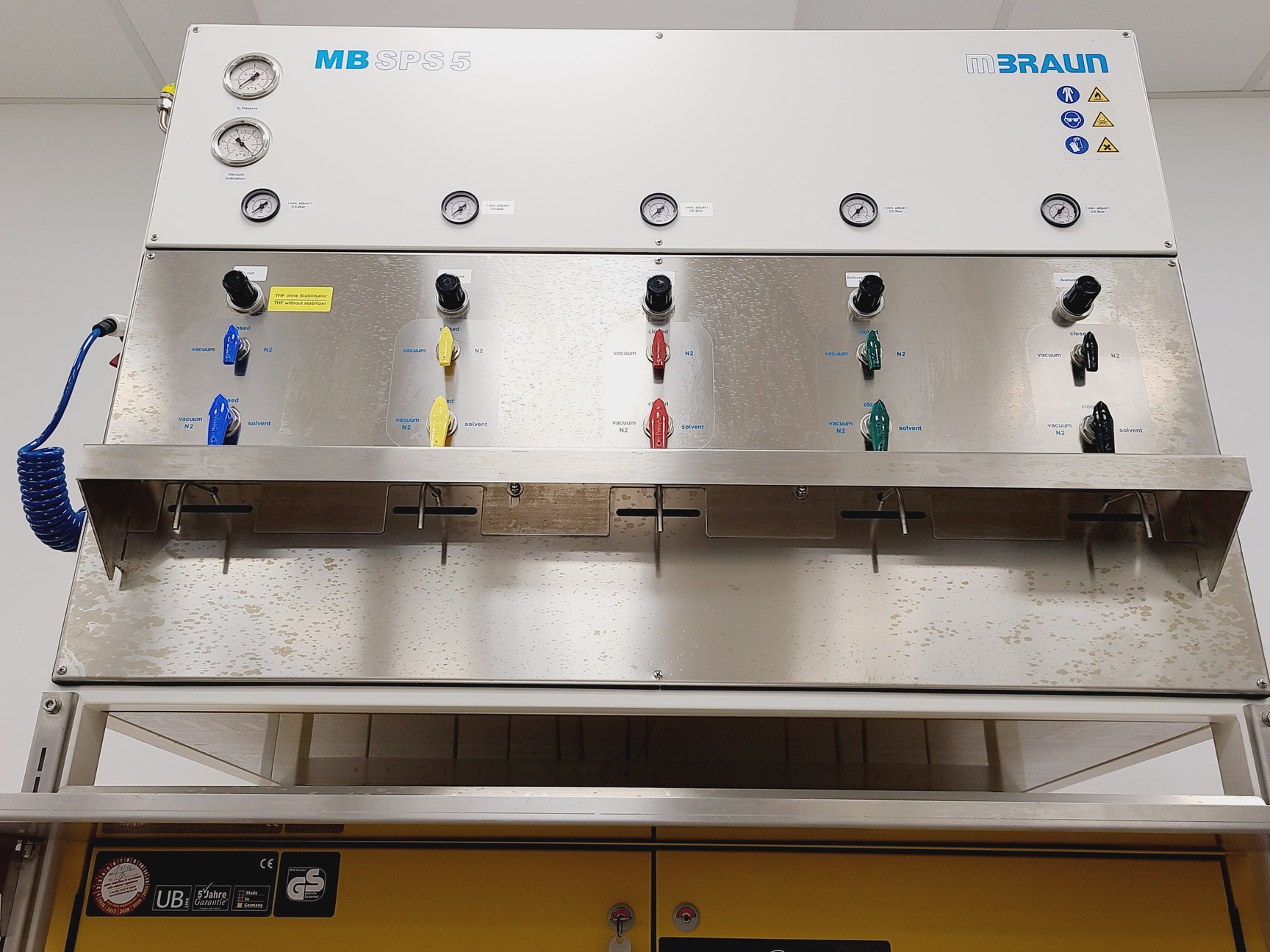 Image of MBraun MB-SPS 5 Solvent Purification System MB-SPS800