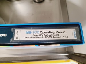 Thumbnail image of MBraun MB-SPS 5 Solvent Purification System MB-SPS800