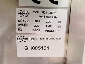Thumbnail image of Bruker Avance 300 MHz TYP H03128 / 1 AV Single Bay Electronics Console