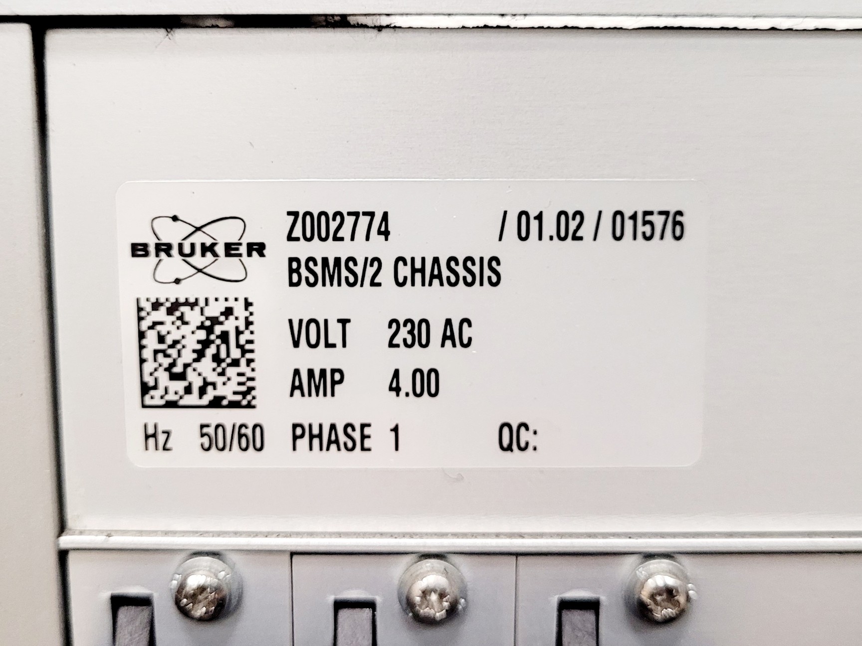 Image of Bruker Avance 300 MHz TYP H03128 / 1 AV Single Bay Electronics Console