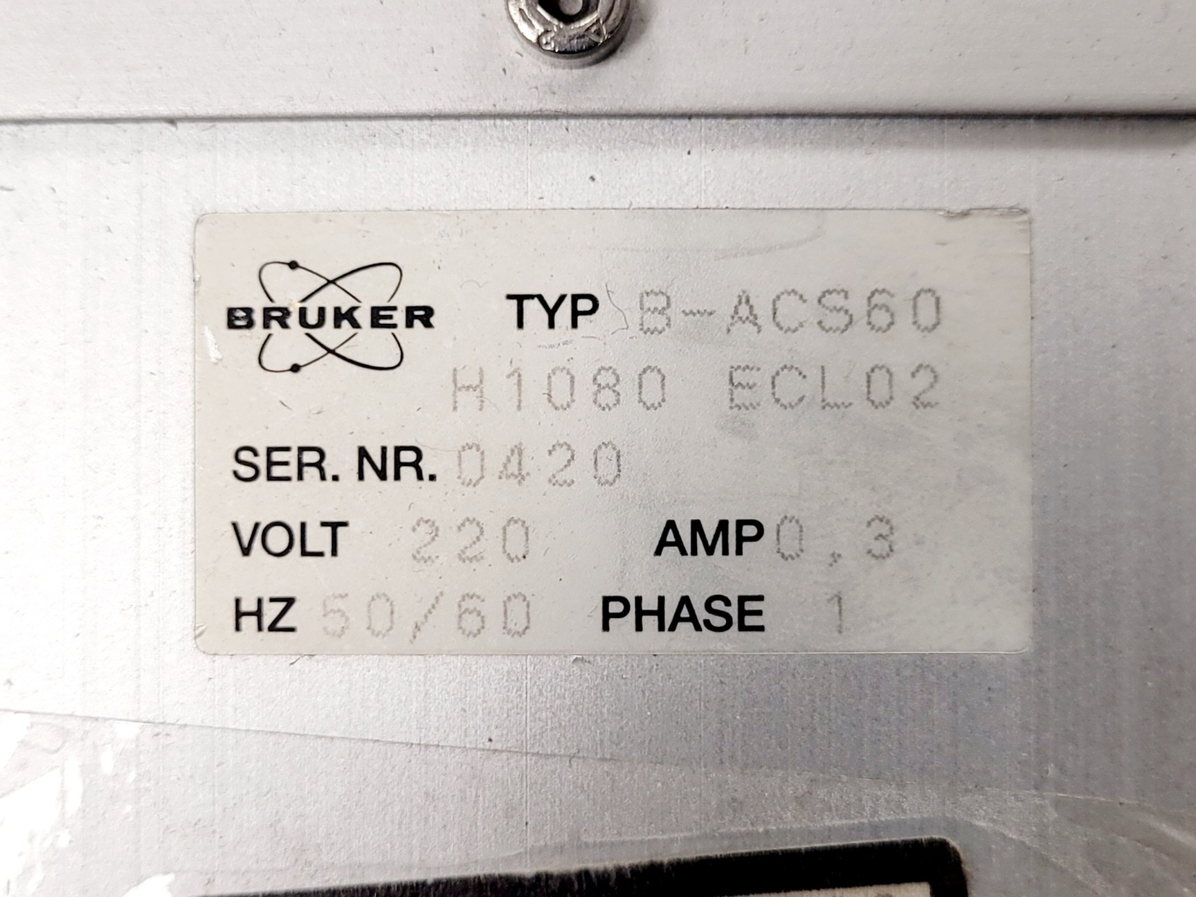 Image of Bruker Automatic Sample Changer NMR Autosampler B-ACS 60 