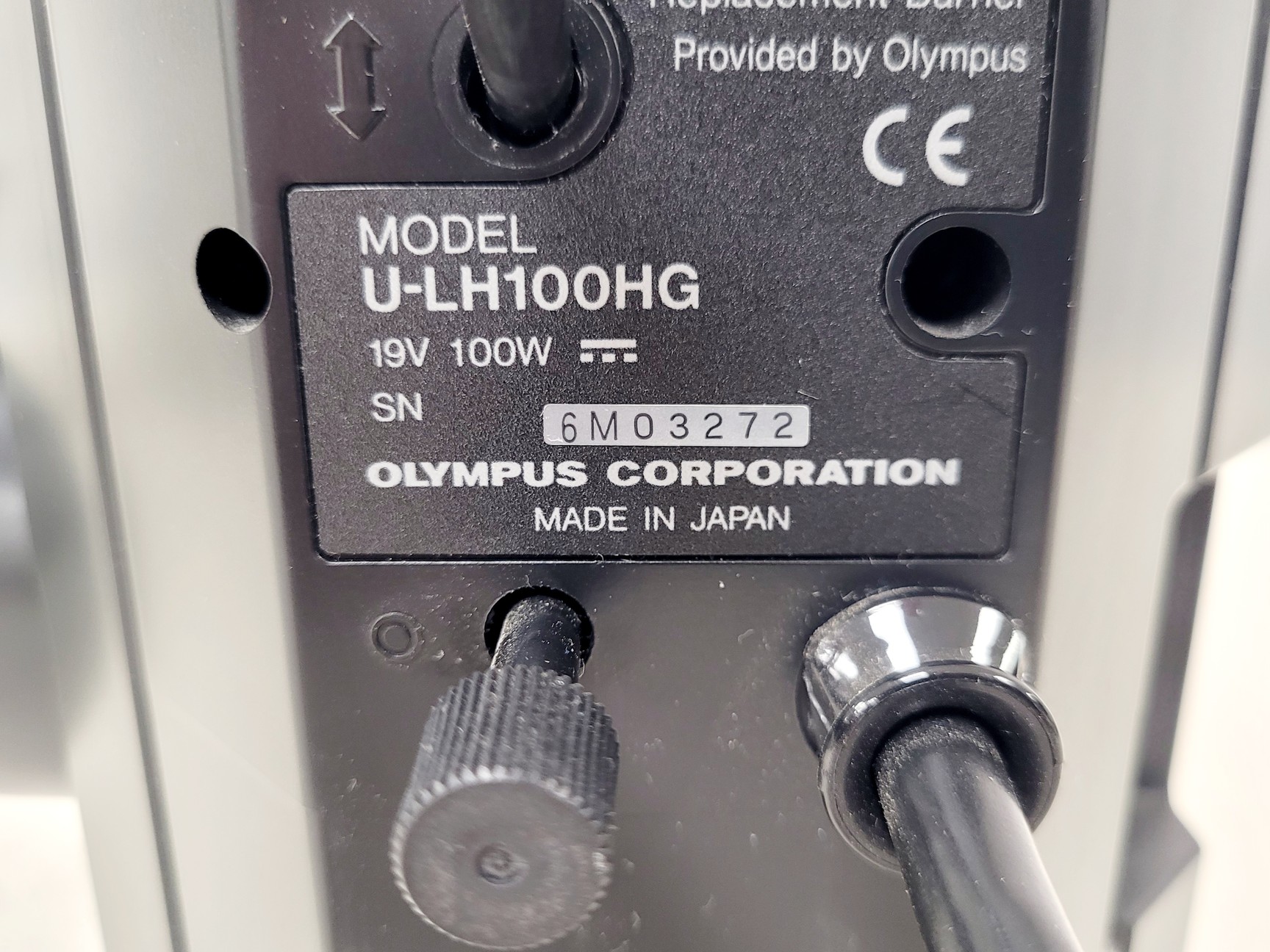 Image of Olympus U-RFL-T Light Source with Model U-LH100HG Lamp 