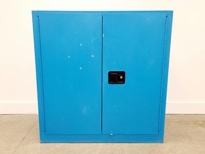 Image of Blue Hazardous Chemical / COSHH Storage Cabinet