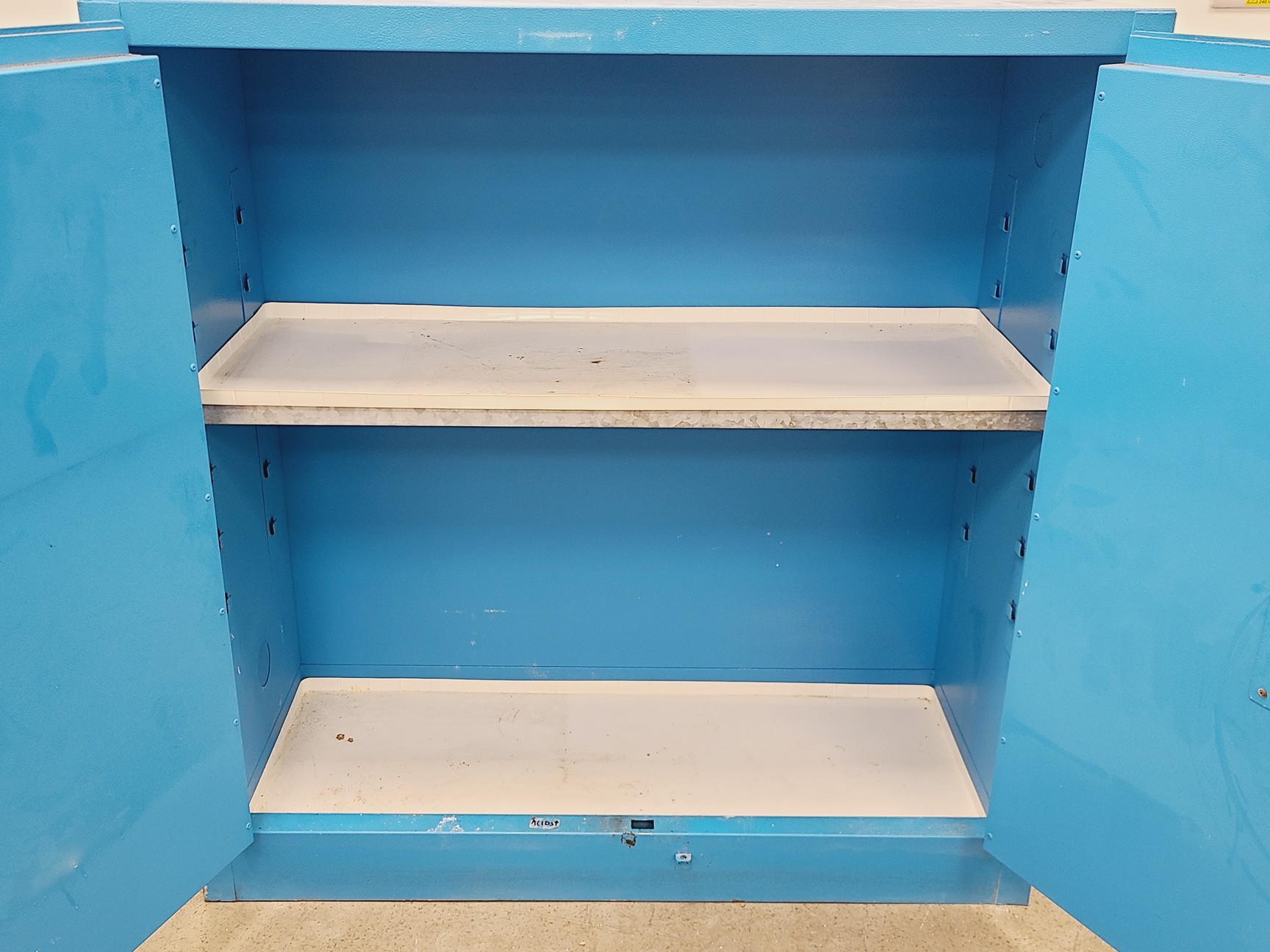 Image of Blue Hazardous Chemical / COSHH Storage Cabinet