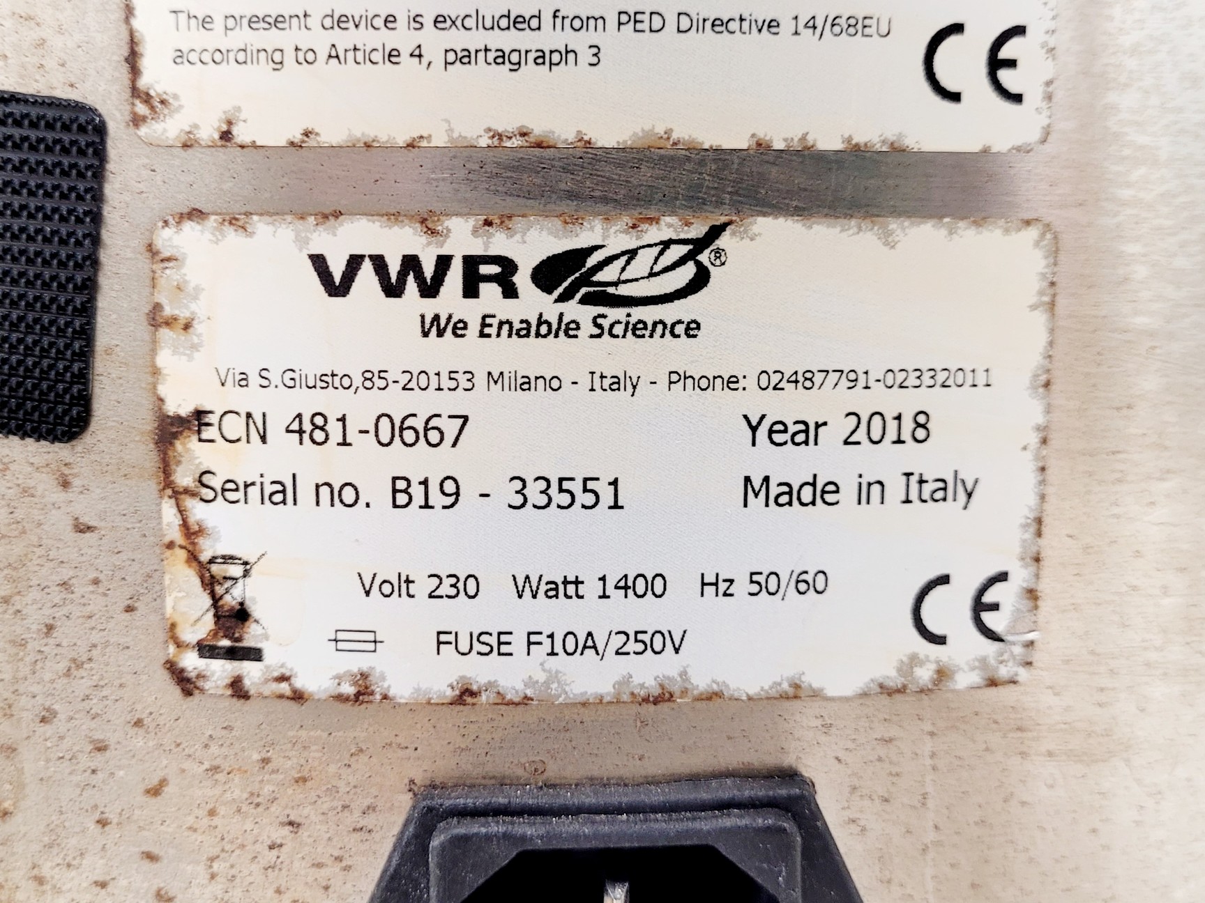 Image of VWR VAPOUR-Line Lite Autoclave ECN 481-0667
