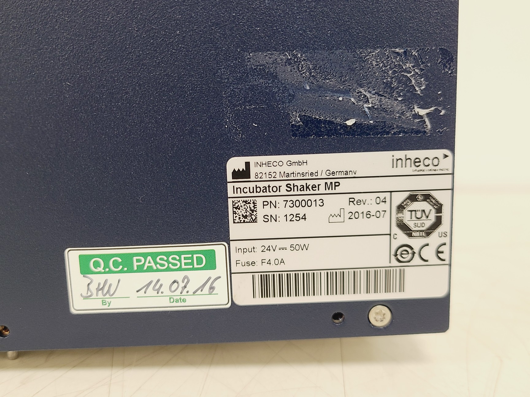 Image of Inheco Single Plate Incubator Shaker MP