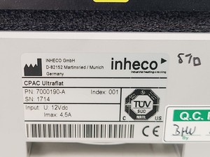 Thumbnail image of Inheco Ultraflat Microplate Cold Plate Air Cooler (CPAC)